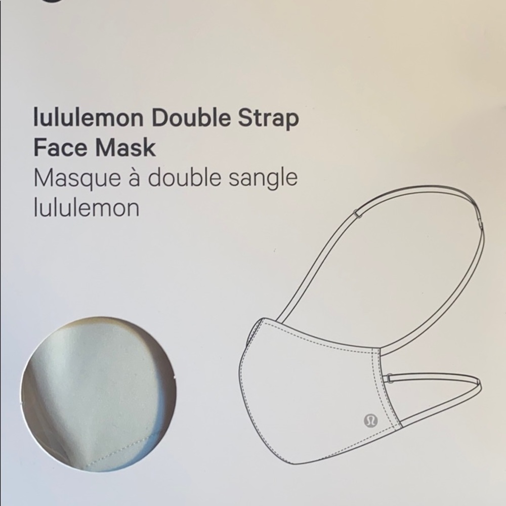 Lululemon Double Strap Face Mask